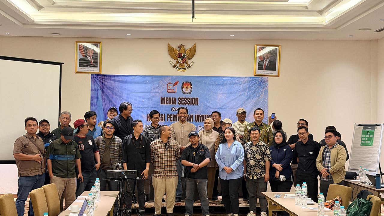 Media Session bersama Komisi Pemilihan Umum (KPU)